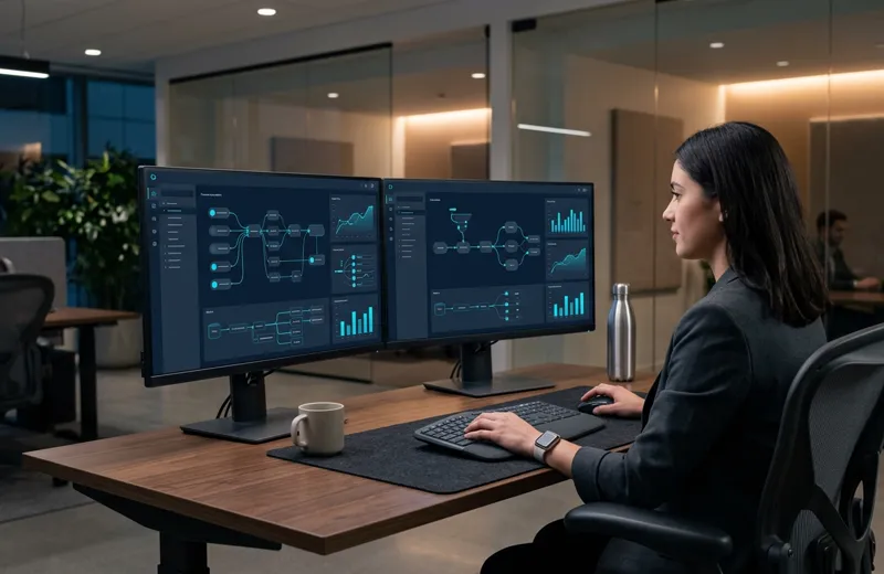 Monitoreo automatizado e integración de sistemas de gestión